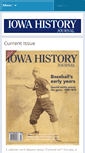 Mobile Screenshot of iowahistoryjournal.com