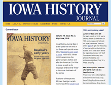 Tablet Screenshot of iowahistoryjournal.com